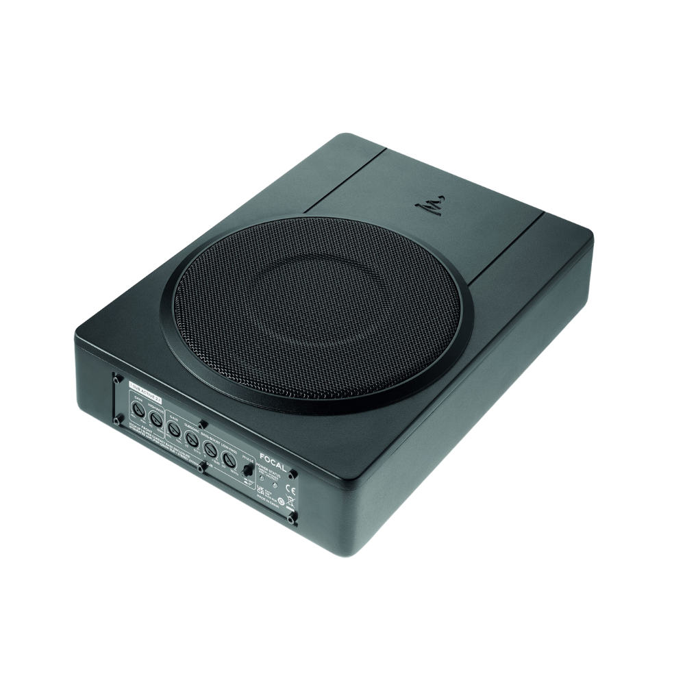 Focal ISUB Active 2.1 Underseat 8" Powered Subwoofer With 2 Channel Amplifier