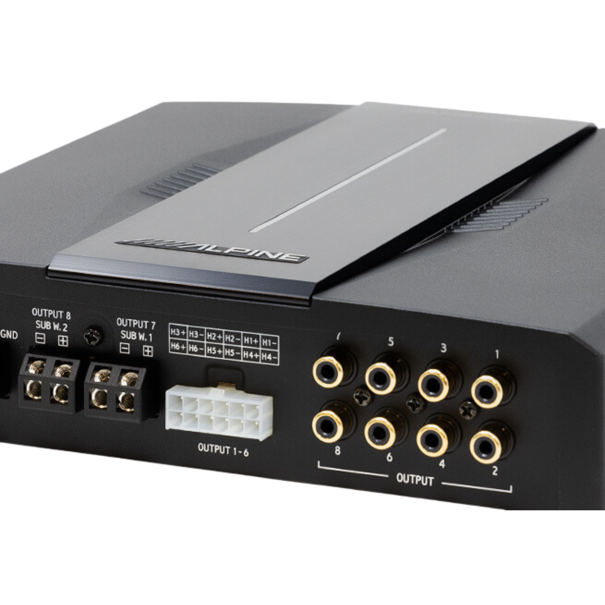 Alpine OPTIM™8 8-Channel Sound Processor and Amplifier with Automatic Sound Tuning