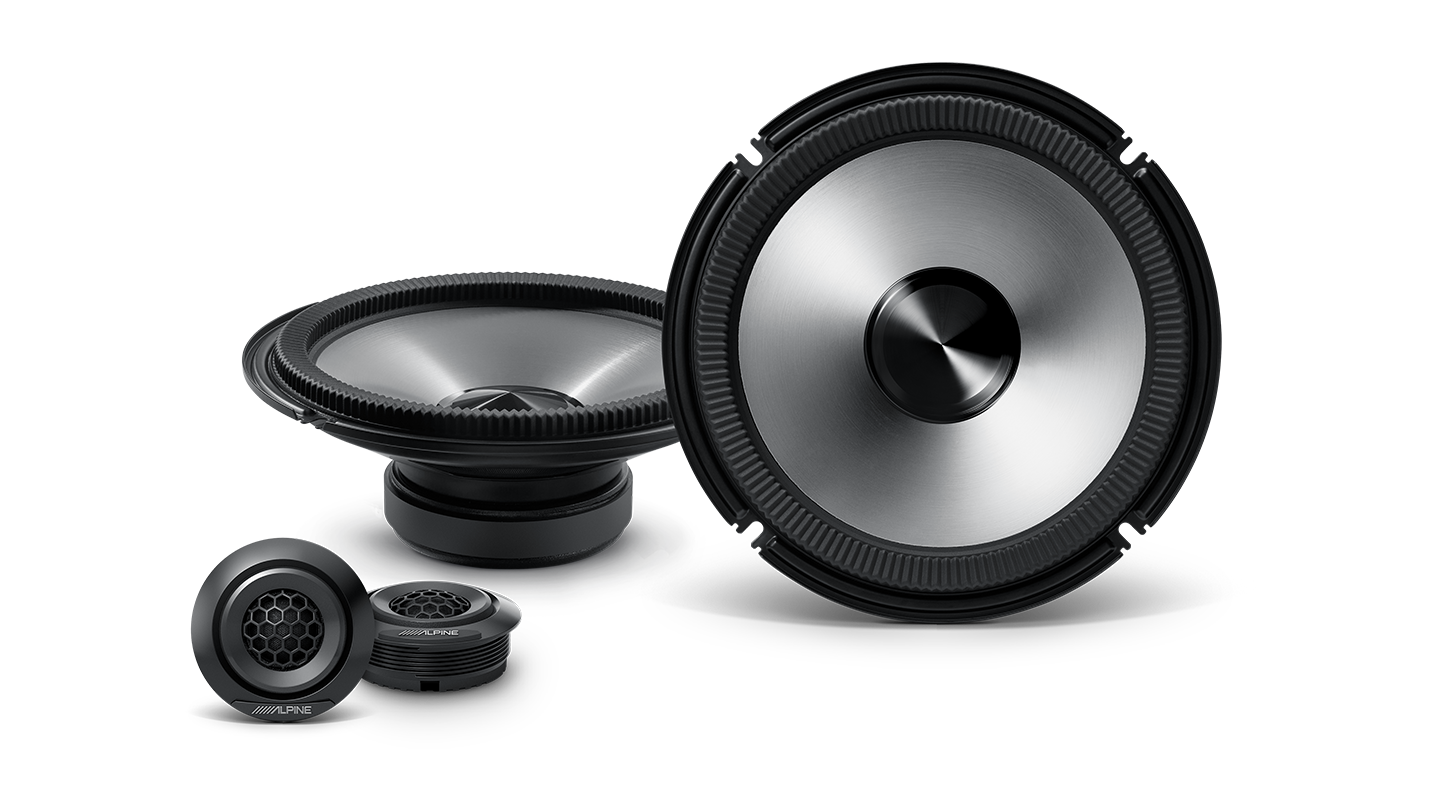 Alpine BRV-S80C BassRev 8 inch 2-Way Audio Component Speaker System