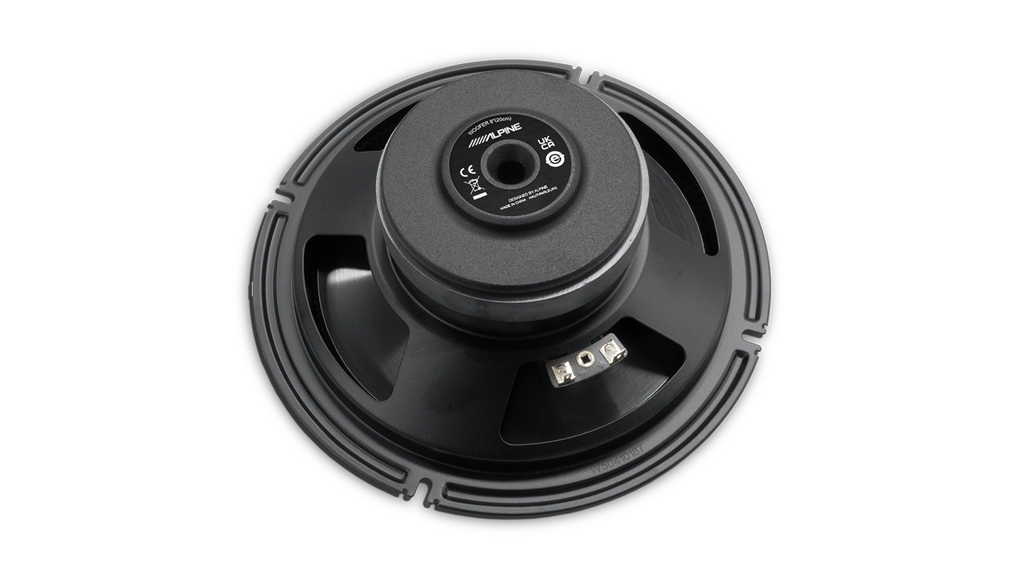 Alpine BRV-S80C BassRev 8 inch 2-Way Audio Component Speaker System