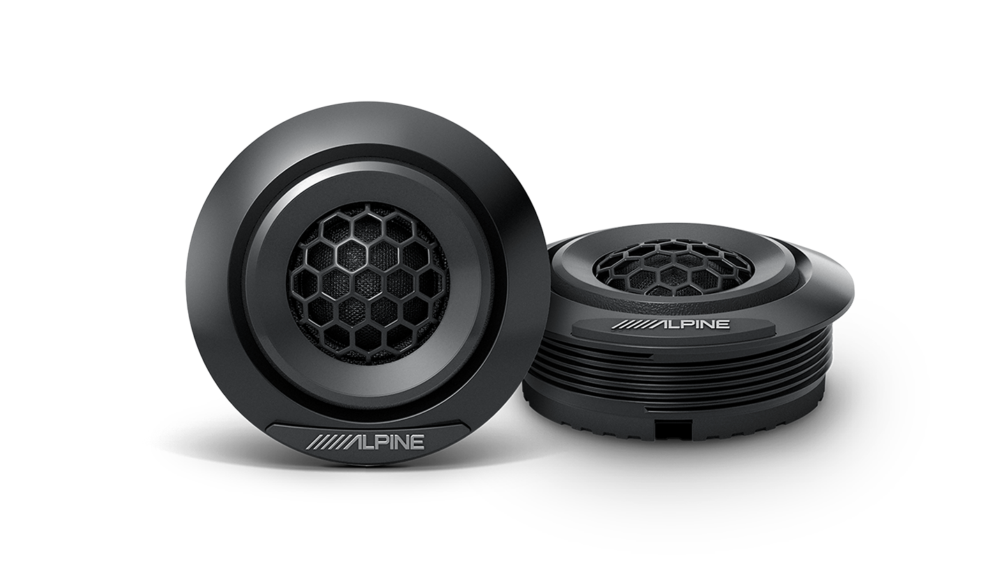 Alpine BRV-S40C BassRev 4″ 2-Way Audio Component Speaker System