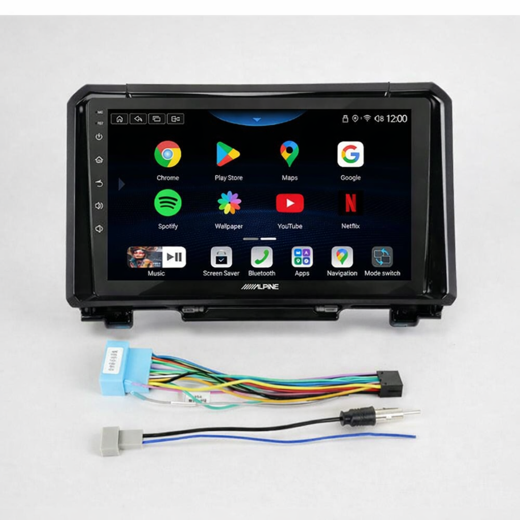 Suzuki Jimny (2015–2025) Head Unit Upgrade – Wireless CarPlay & Android Auto | Alpine 9"