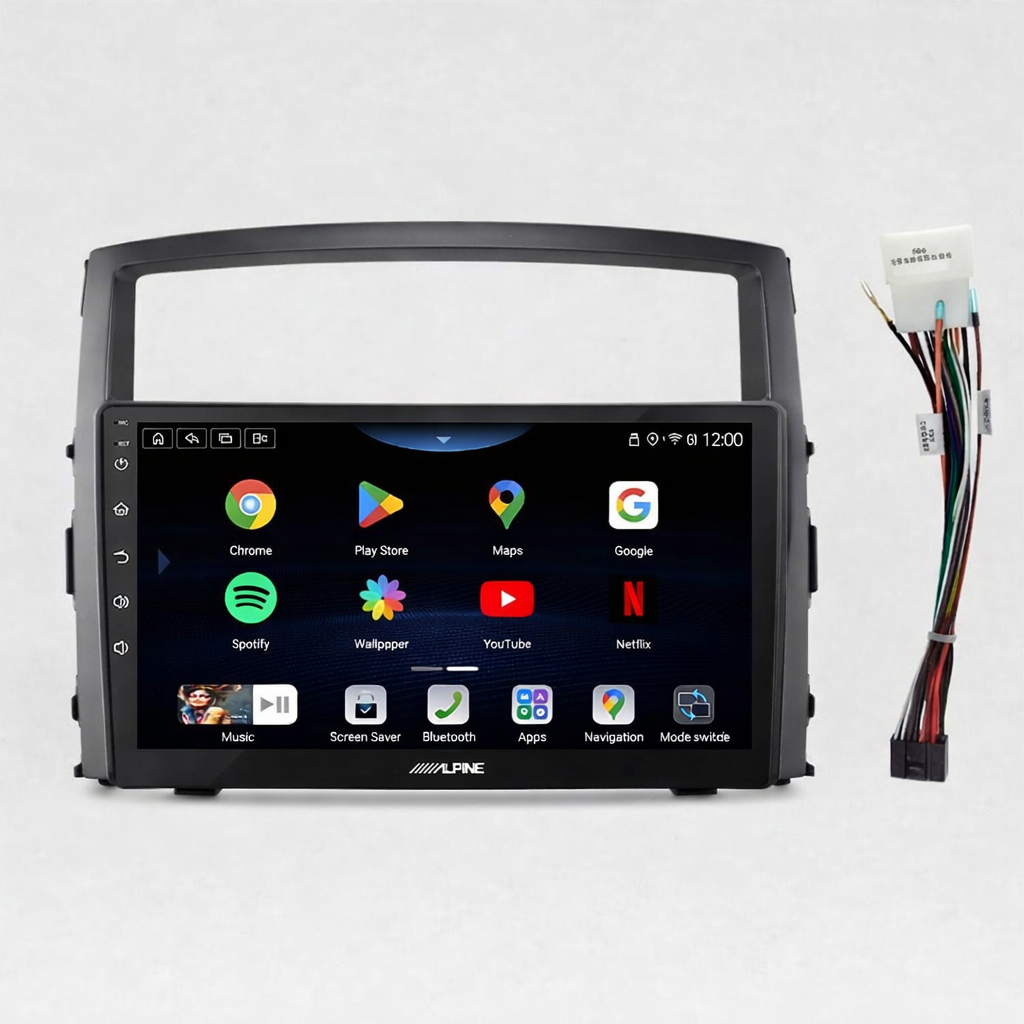 Mitsubishi Pajero (2006–2014) Head Unit Upgrade – Wireless CarPlay & Android Auto | Alpine 9"