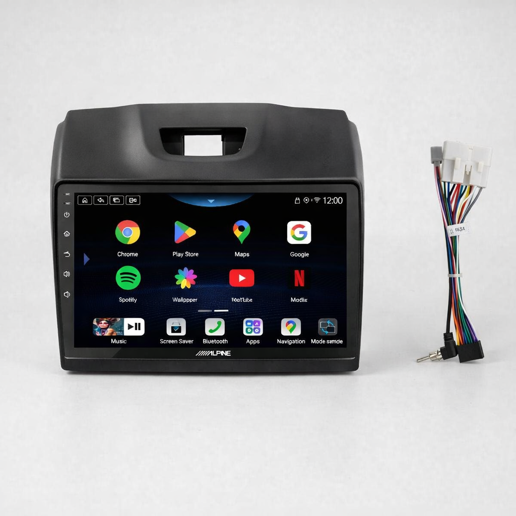 Isuzu D-MAX (2012–2020) Head Unit Upgrade – Wireless CarPlay & Android Auto | Alpine 9"