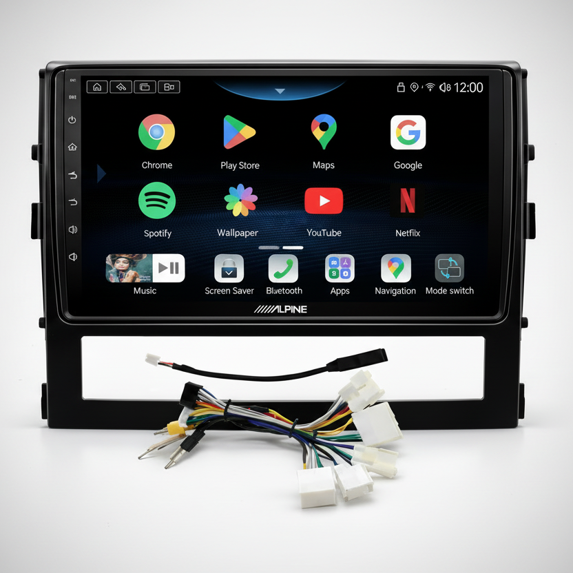 Toyota LandCruiser 200 Series (GXL) (2015–2021) Head Unit Upgrade – Wireless CarPlay & Android Auto | Alpine 9"