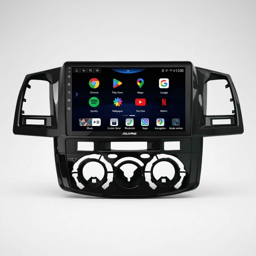 Toyota Hilux N70 (2006–2014) Head Unit Upgrade – Wireless CarPlay & Android Auto | Alpine 9"