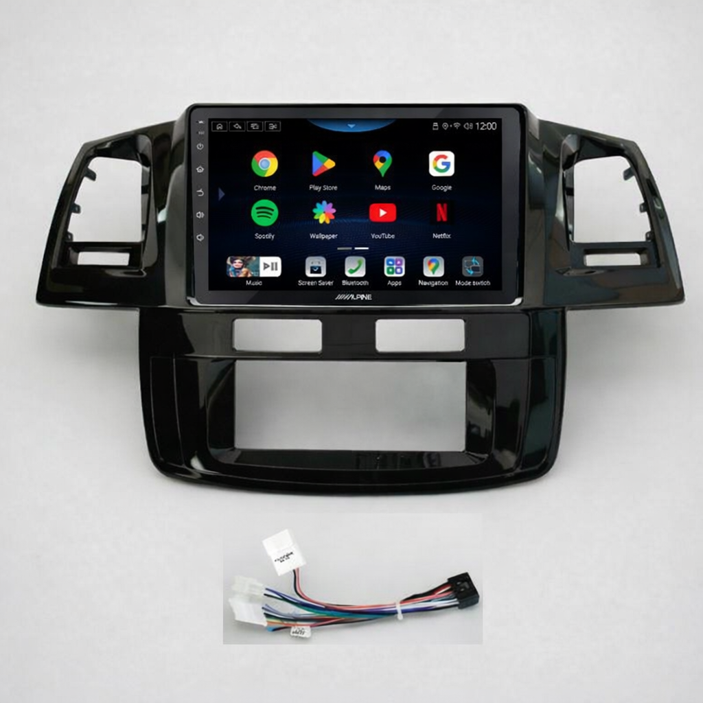 Toyota Hilux N70 (2006–2014) Head Unit Upgrade – Wireless CarPlay & Android Auto | Alpine 9"