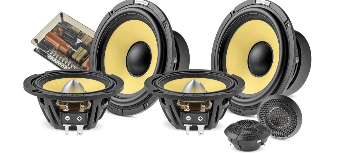 Focal ES 165 KX3E | 6.5″ 3-Way Component Kit with FRAK Tweeter – K2 Power Series