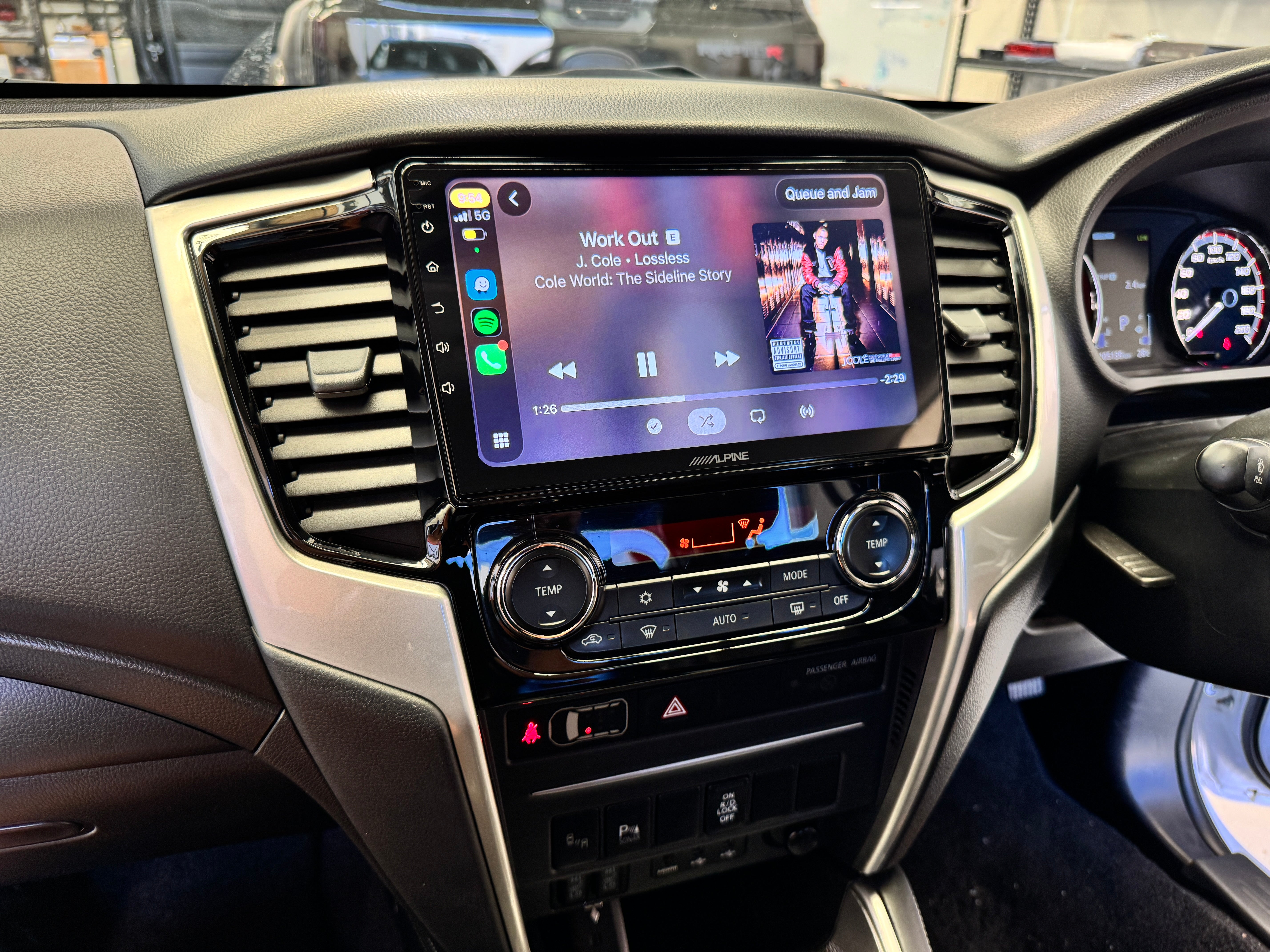 Mitsubishi Triton (2019–Present) Head Unit Upgrade – Wireless CarPlay & Android Auto | Alpine 9"
