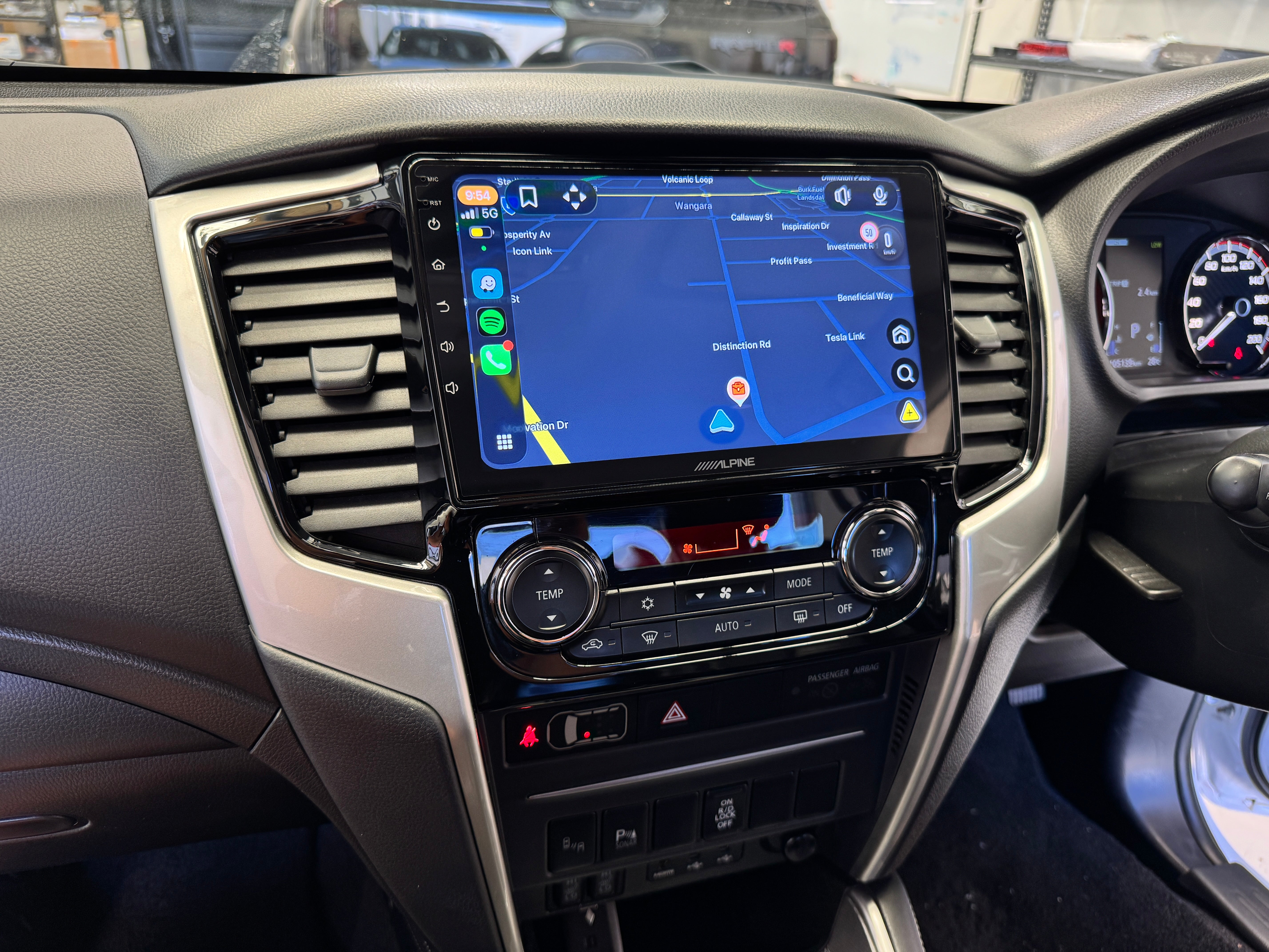 Mitsubishi Triton (2019–Present) Head Unit Upgrade – Wireless CarPlay & Android Auto | Alpine 9"