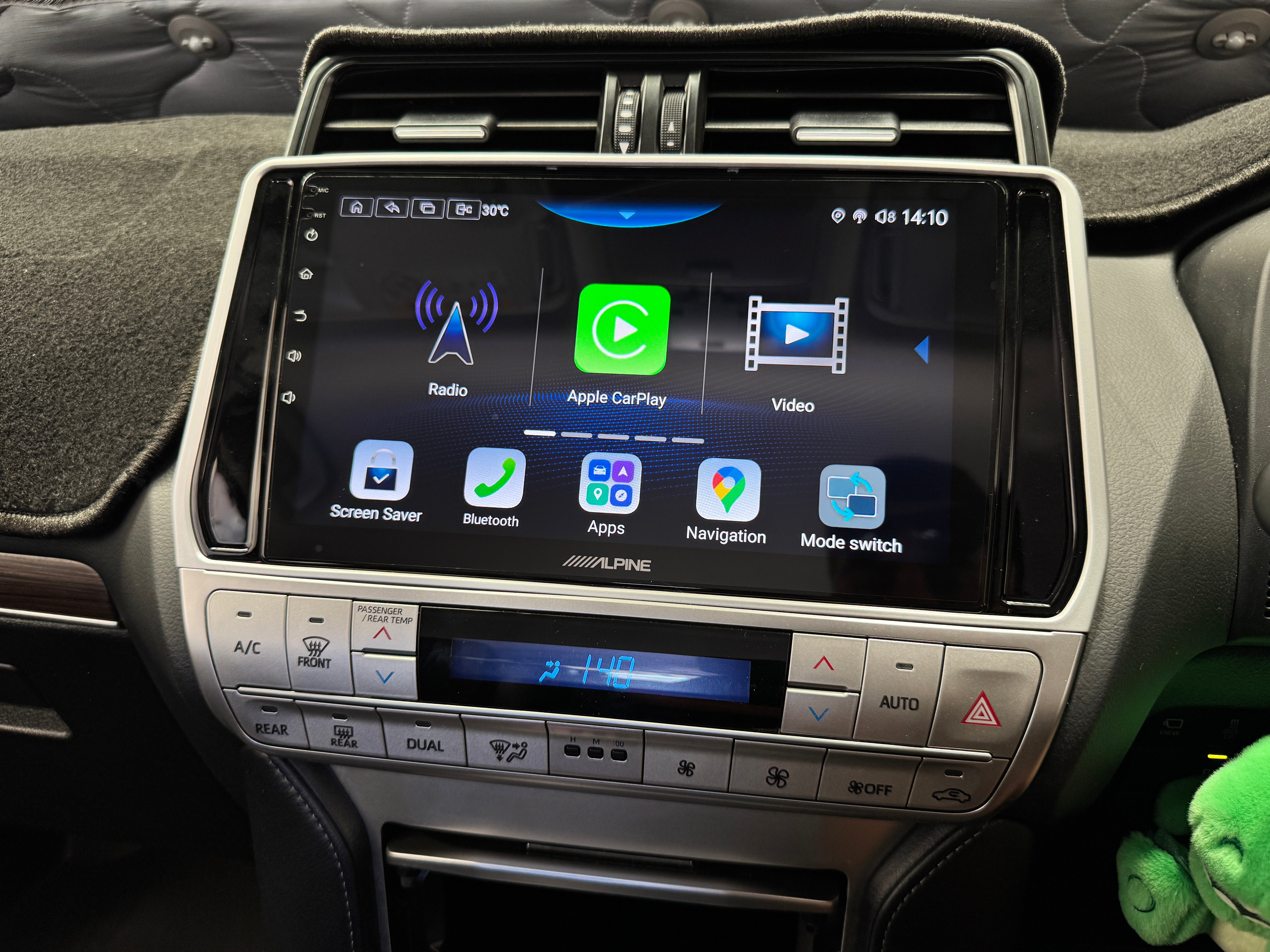 Toyota Prado 150 2018-2023 10.1" Fascia & Install Kit