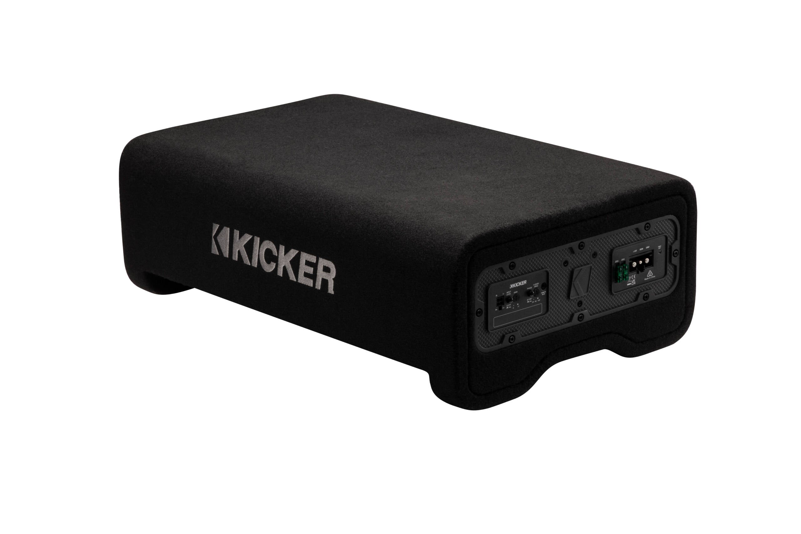 53PL7TDF12 – Powered Downward Firing 12″ Enclosure | Kicker Car Audio – Oz Audio Shop