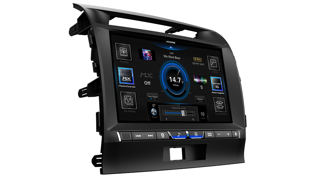 Alpine Premium Landcruiser 07'-15' GXL 200 Series 9" Perfect Fit Headunit - Wireless CarPlay, Android Auto, HDMI
