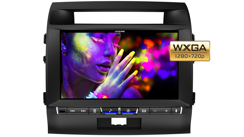 Alpine Premium Landcruiser 07'-15' GXL 200 Series 9" Perfect Fit Headunit - Wireless CarPlay, Android Auto, HDMI