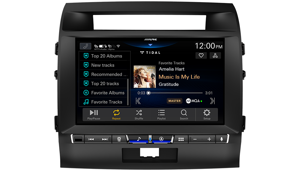Alpine Premium Landcruiser 07'-15' GXL 200 Series 9" Perfect Fit Headunit - Wireless CarPlay, Android Auto, HDMI