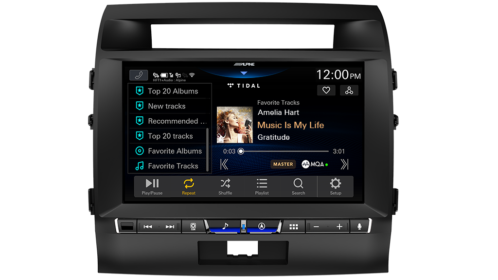 Alpine Landcruiser 07'-15' GXL 200 Series 9" Perfect Fit Headunit - Wireless CarPlay, Android Auto, HDMI