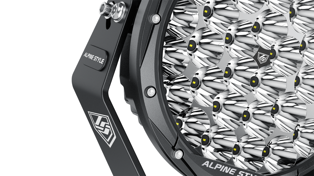 Alpine LXR-UX7 7-Inch Expedition Ultra High-Output Premium LED Spotlight (Pair)