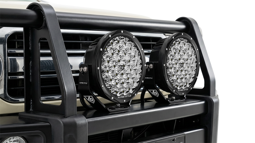 Alpine LXR-UX7 7-Inch Expedition Ultra High-Output Premium LED Spotlight (Pair)