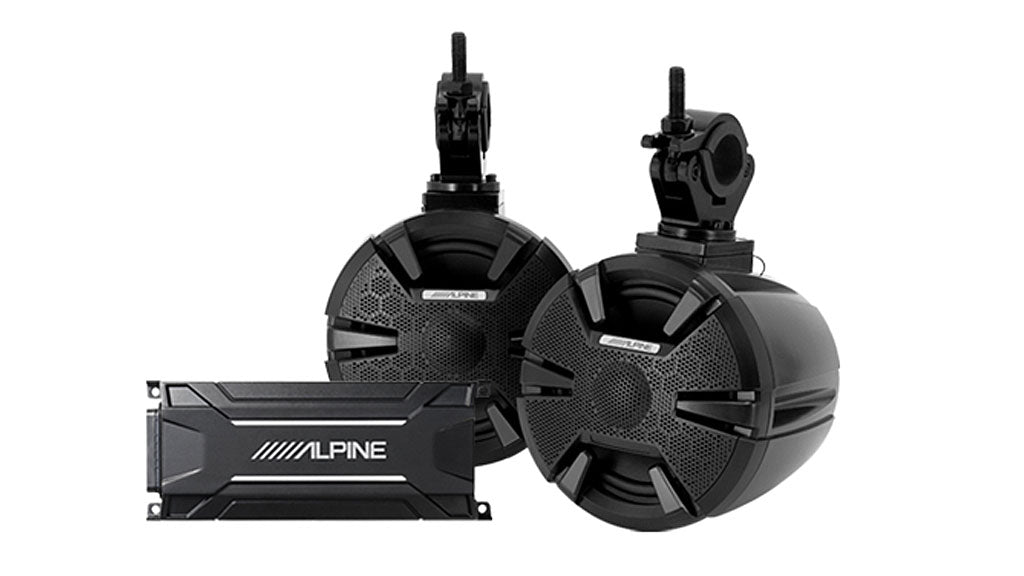 PSS-SX01 Weather-Resistant Rail Mount Bluetooth Amplified Sound System
