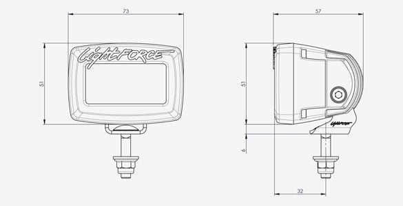 ROK 20 Utility Light - Spot
