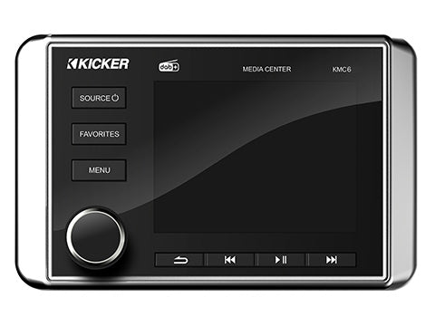 48KMC6 Premium-Marine Media Centre | Kicker Car Audio – Oz Audio Shop