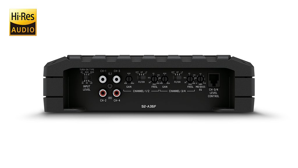 Alpine S Series 360W 4 Channel Digital Power Amplifier