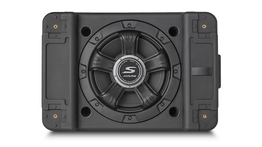 Alpine Single 10” S-Series 2Ω Shallow Preloaded Subwoofer Enclosure