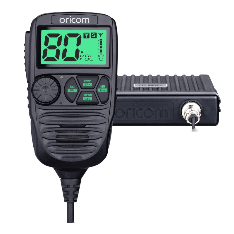 Oricom DTX4200XDV Dual Receive UHF CB Radio — 12/24V Dual Voltage