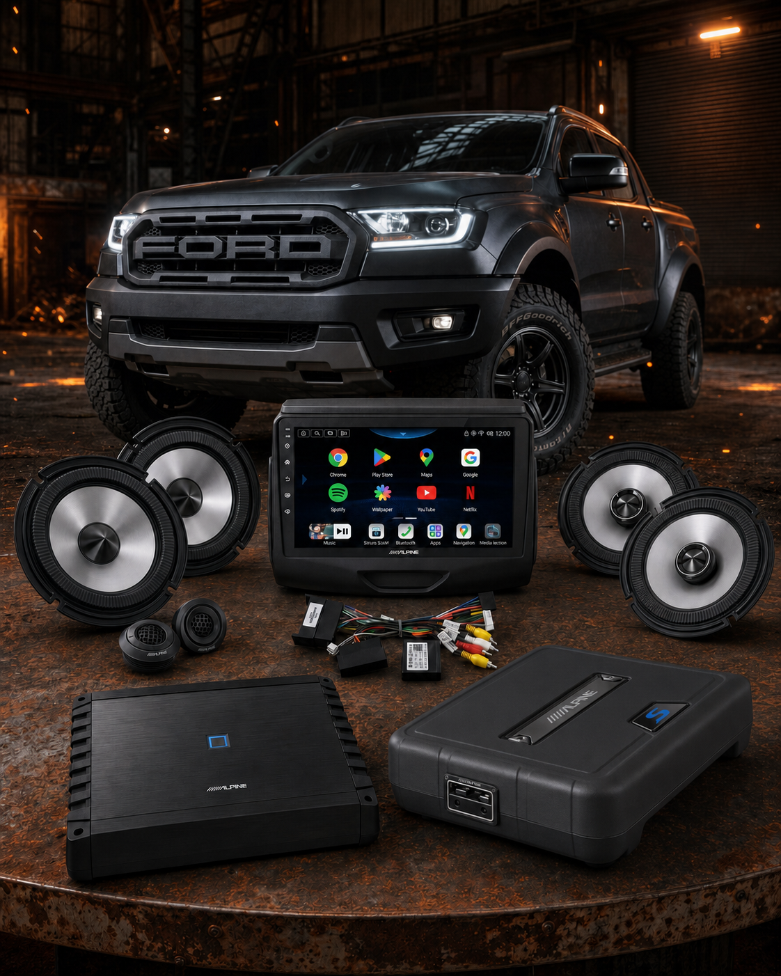 Ranger PX Stage 2 Full System DIY Kit with Ford Ranger Raptor