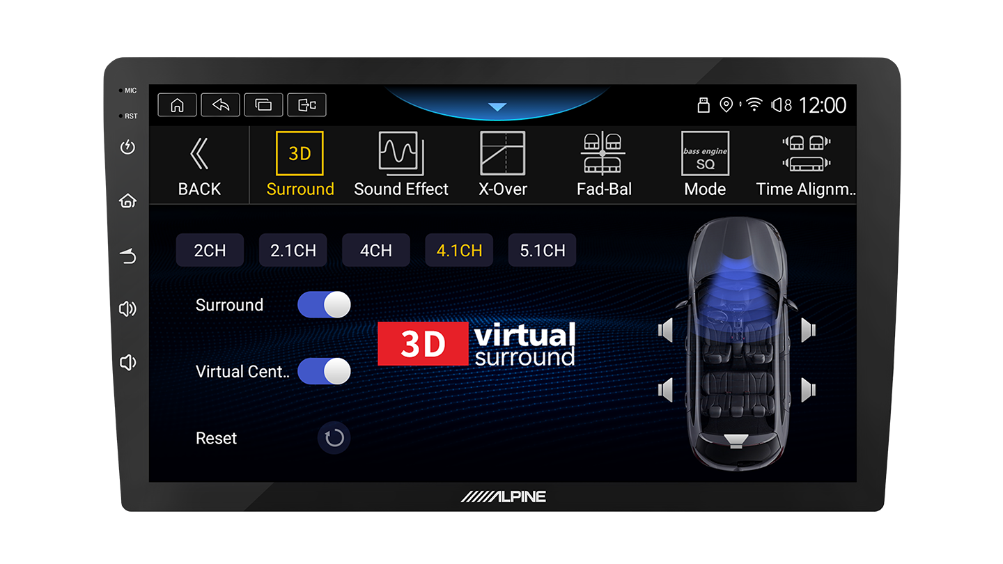 Alpine INE-AX809 — 9″ Intelligent Display Audio (CarPlay/Android Auto)