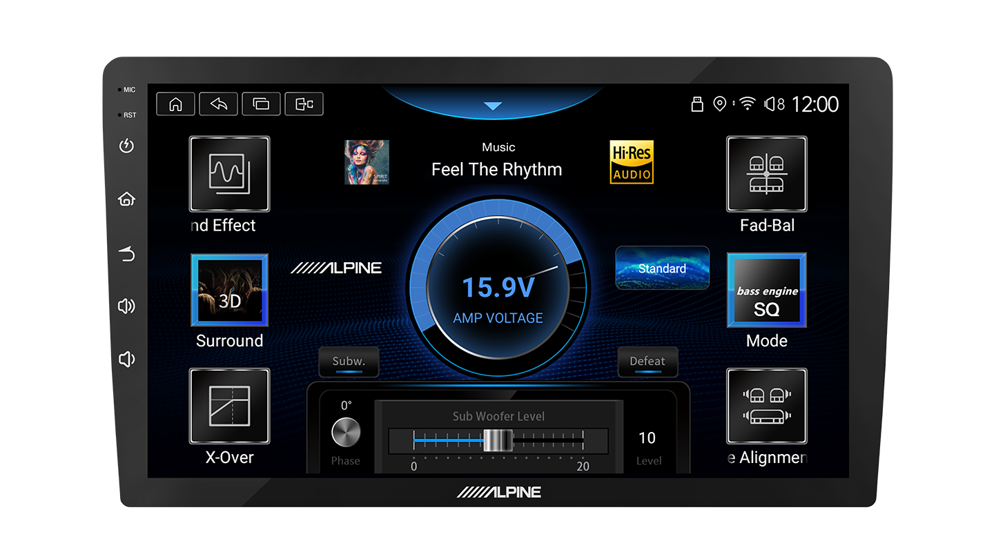 Alpine INE-AX809 — 9″ Intelligent Display Audio (CarPlay/Android Auto)