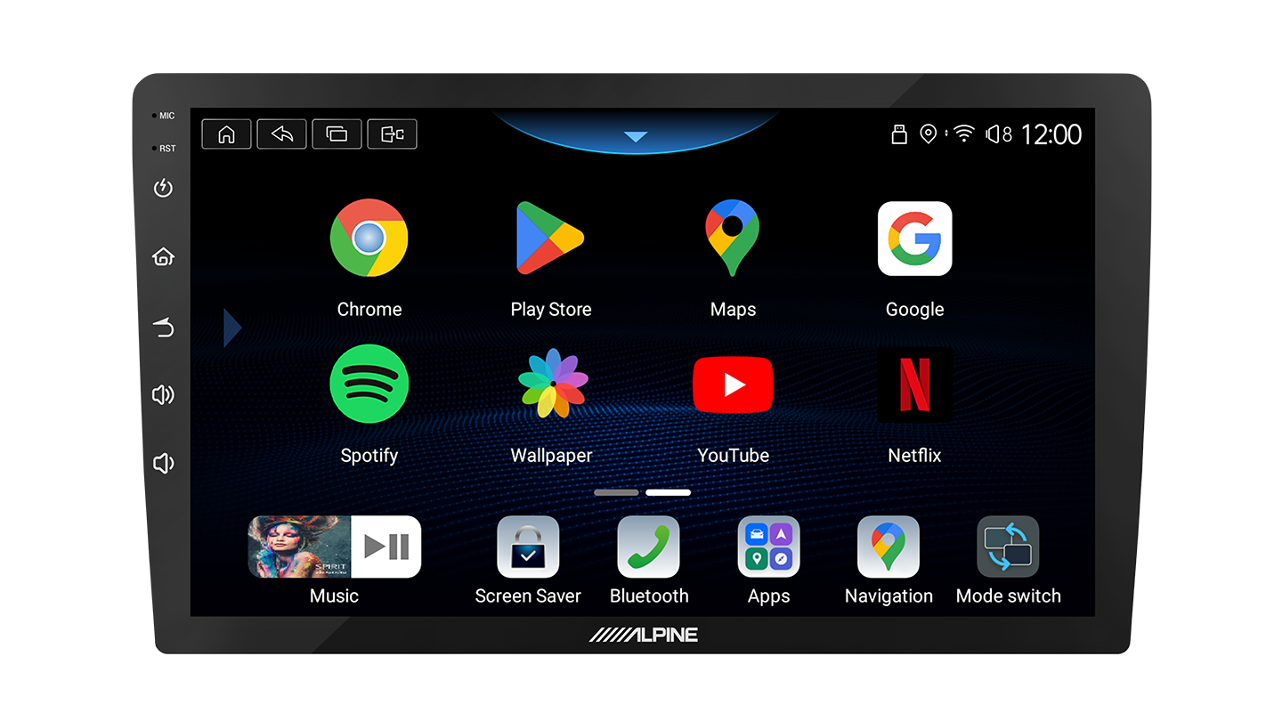 Alpine INE-AX809 — 9″ Intelligent Display Audio (CarPlay/Android Auto)