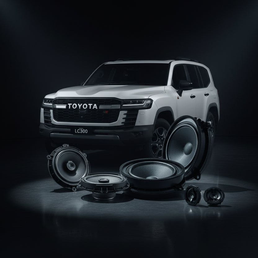 Toyota LandCruiser 300 Series – Focal Plug & Play Speaker Upgrade Kit (Front & Rear, DIY)