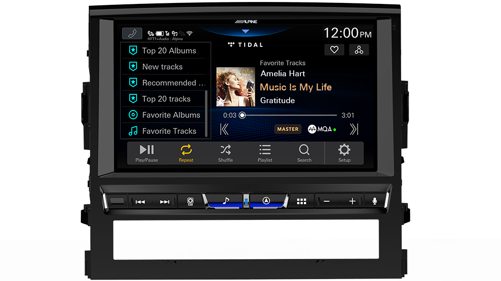 Alpine Landcruiser 16'+ GXL 200 Series 9" Perfect Fit Headunit - Wireless CarPlay, Android Auto, HDMI