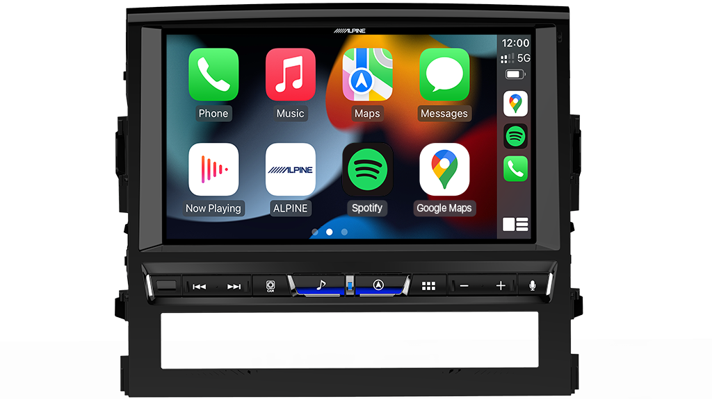 Alpine Landcruiser 16'+ GXL 200 Series 9" Perfect Fit Headunit - Wireless CarPlay, Android Auto, HDMI