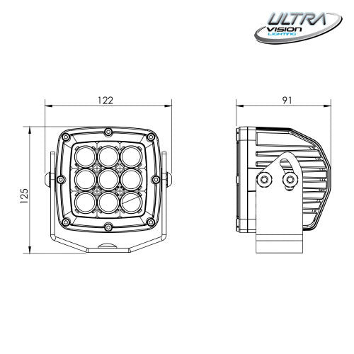 Ultra Vision Atom 45 LED Work Lamp