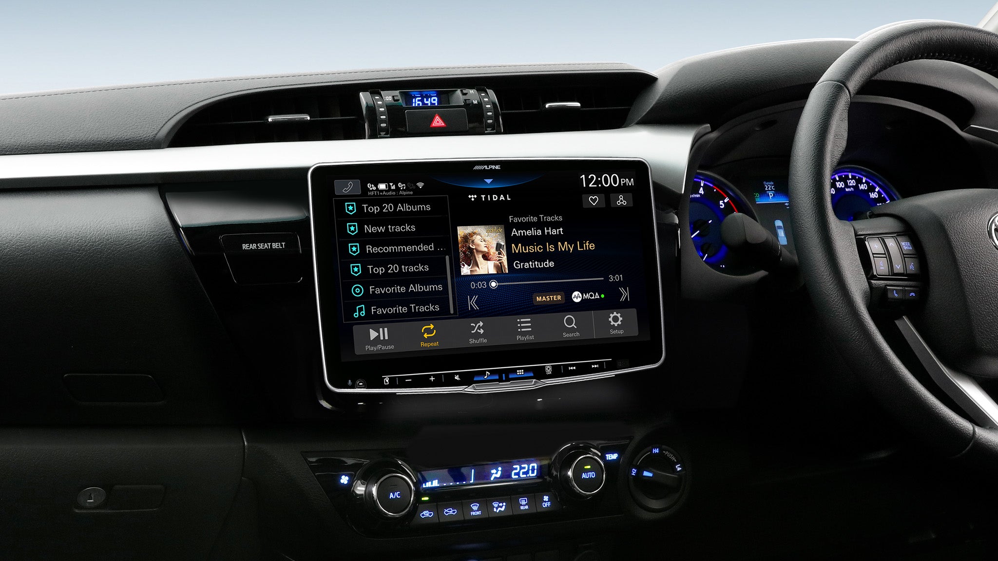 Alpine Hilux Headunit DIY Kit - Wireless CarPlay, Android Auto, HDMI