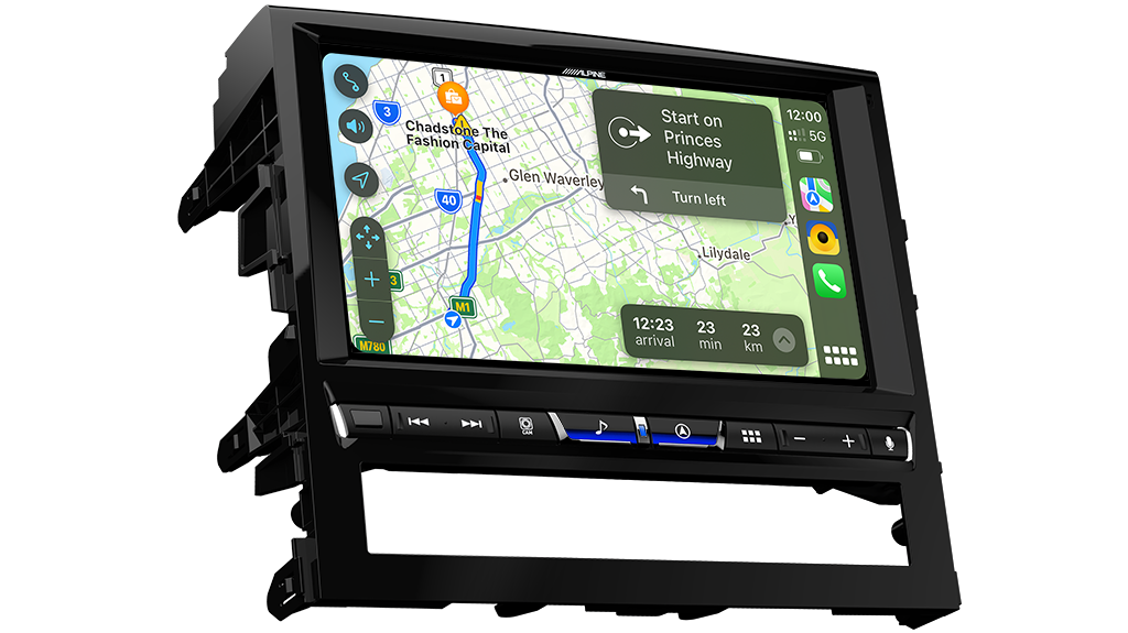 Alpine Landcruiser 16'+ GXL 200 Series 9" Perfect Fit Headunit - Wireless CarPlay, Android Auto, HDMI