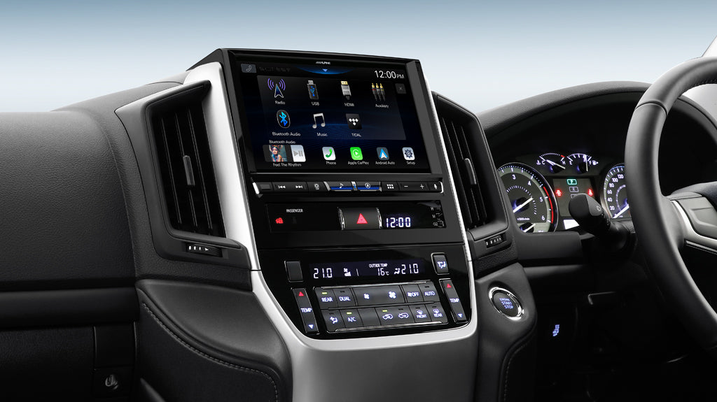 Alpine Landcruiser 16'+ GXL 200 Series 9" Perfect Fit Headunit - Wireless CarPlay, Android Auto, HDMI