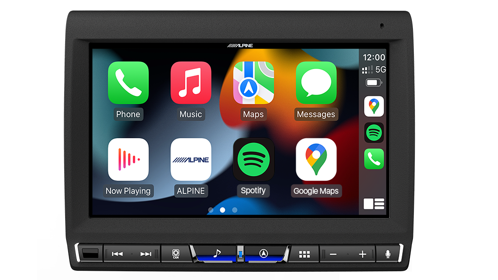 Alpine Premium Landcruiser 70 Series 9" Perfect Fit Headunit - Wireless CarPlay, Android Auto, HDMI
