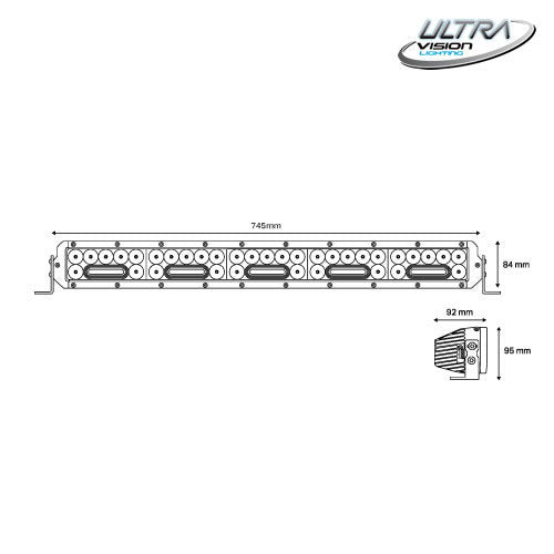 Ultra Vision Nitro Maxx LED 30" Light Bar