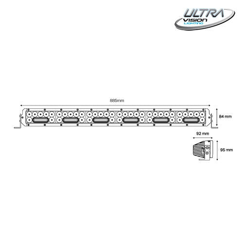 Ultra Vision Nitro Maxx LED 35" Light Bar