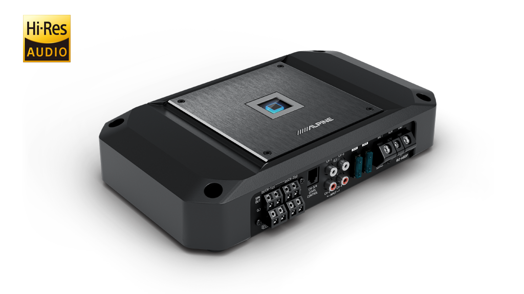 Alpine R-Series 4/3/2 Channel Hi-Res Audio Certified Power Amplifier
