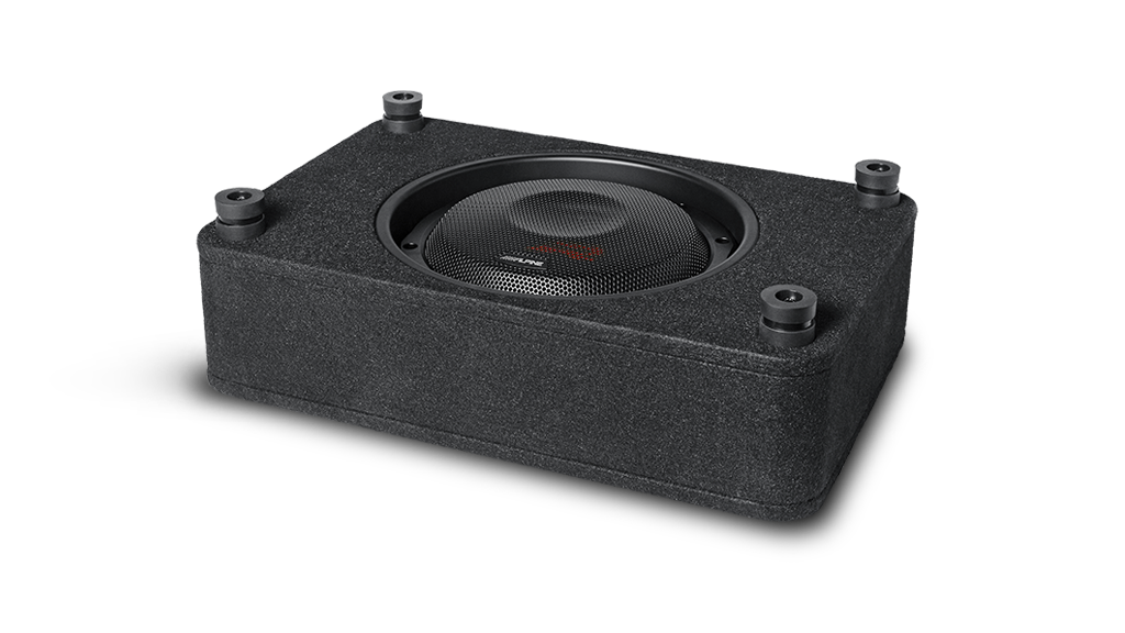 Alpine R-Series 10″ Shallow Profile Enclosure 2 Ohm Subwoofer