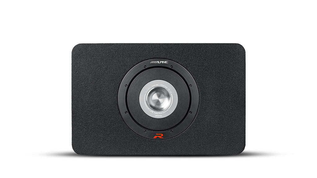 Alpine R-Series 12″ Shallow Profile Enclosure 2 Ohm Subwoofer