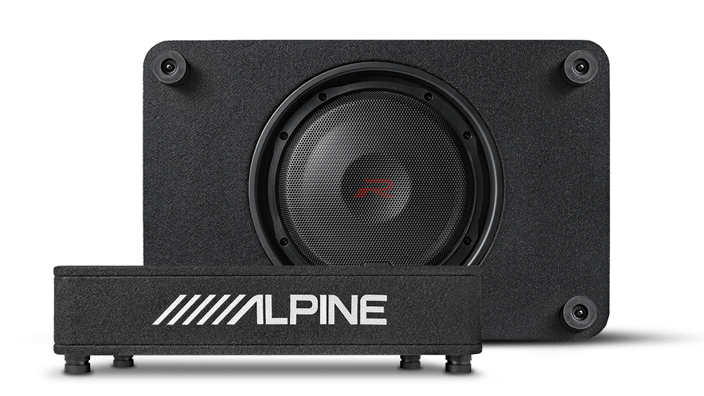 Alpine R-Series 12″ Shallow Profile Enclosure Ohm Subwoofer
