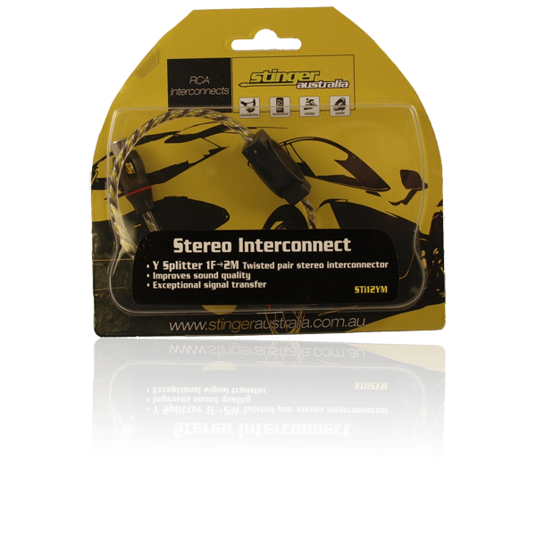 Stinger Male Splitter RCA Lead