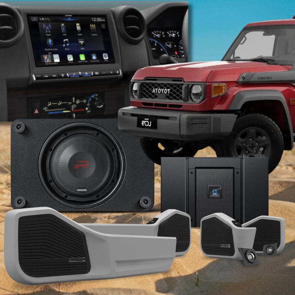 Landcruiser DIY Stage 3 Sound System