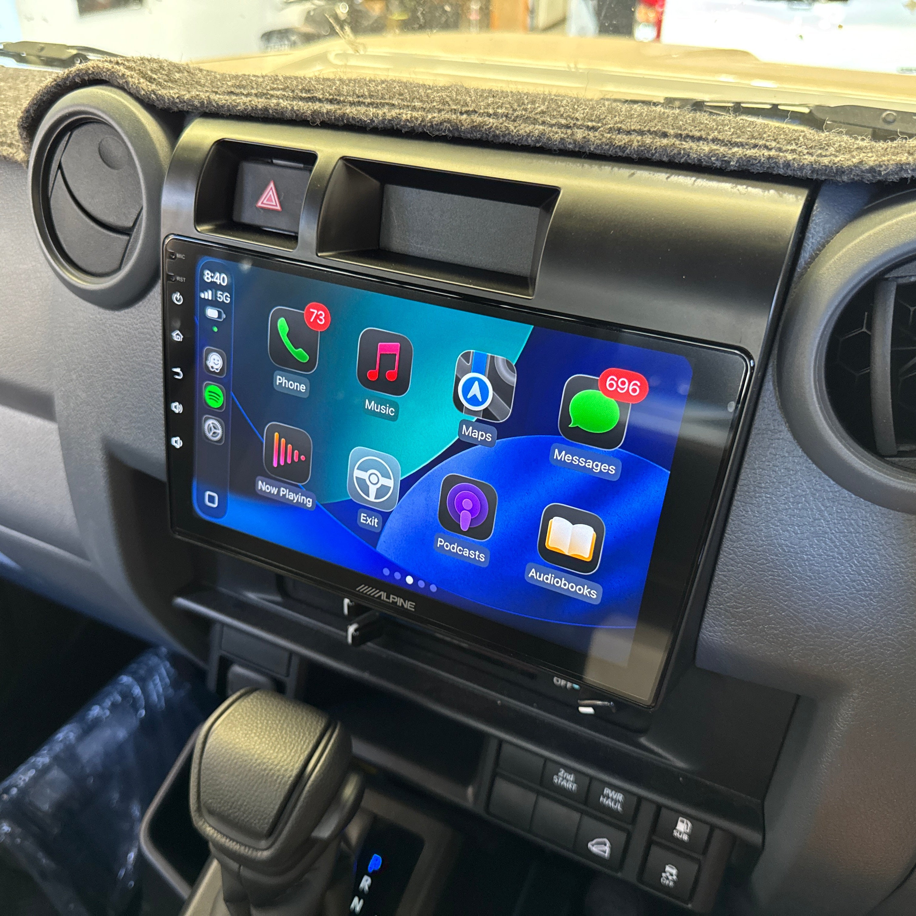 Toyota LandCruiser 70 Series 2023–2025 Wireless CarPlay Upgrade Kit (Alpine 9-inch)