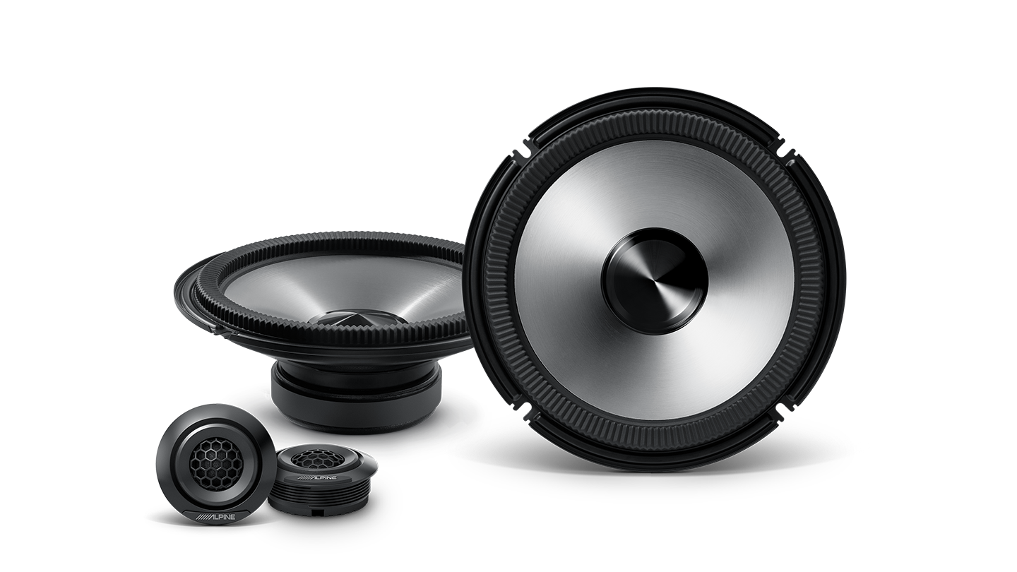 Alpine BRV-S80C BassRev 8 inch 2-Way Audio Component Speaker System